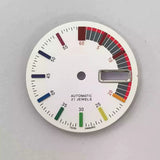 28.5MM NH36 Dial luminous with hands for crown at 3,3.8.4.2