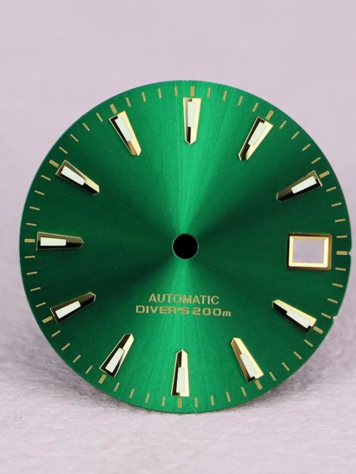 Premium GS Dial 28.5mm Fits NH35 Movement Blue Lume Refractive Stripe Surface