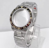 39MM BB58 Watch Case with Oyster Bracelet dome sapphire glass case for NH35NH36ETA2824 movement