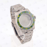 Titanium Watch Case Submariner Yacht master GMT 40mm Titanium Strap Modified Accessories Fit NH34 35 ETA2824 PT5000 Movement