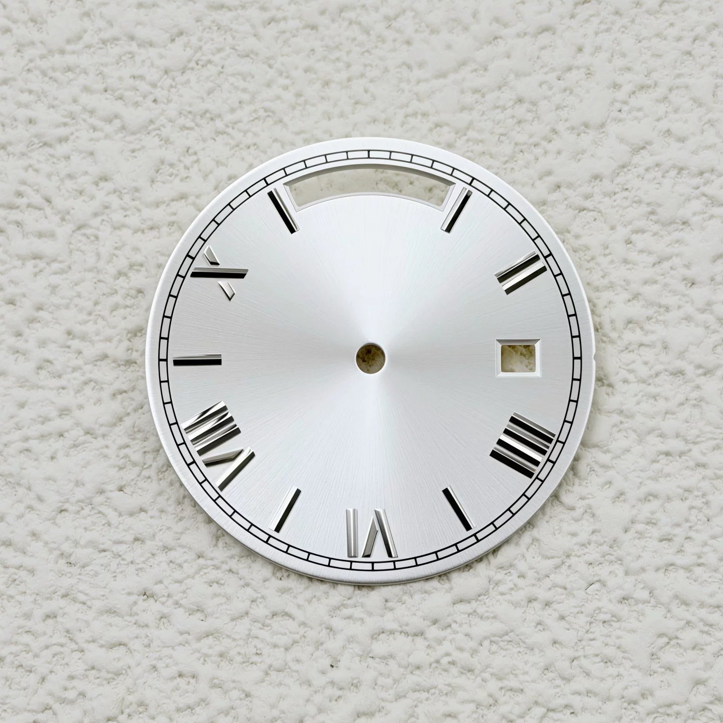 Sterile Miyota 8285 dial Roman Number 31MM Sunburst dial no lume