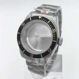 41mm Black Bay Watch case for NH35 36 ETA2824 PT5000 movement,Domed sapphire 10ATM