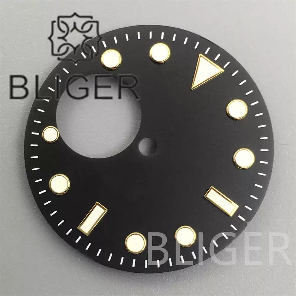 New green luminous NH38 dial 29mm for NH38 automatic movement watch accessories