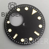 New green luminous NH38 dial 29mm for NH38 automatic movement watch accessories