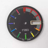 28.5MM NH36 Dial luminous with hands for crown at 3,3.8.4.2
