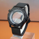 Black Seamaster 300 Case 41mm Sapphire for NH35/NH36 10ATM
