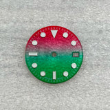Submariner Dial 28.5mm green luminous dial fit nh35 movement Flashy Colorful