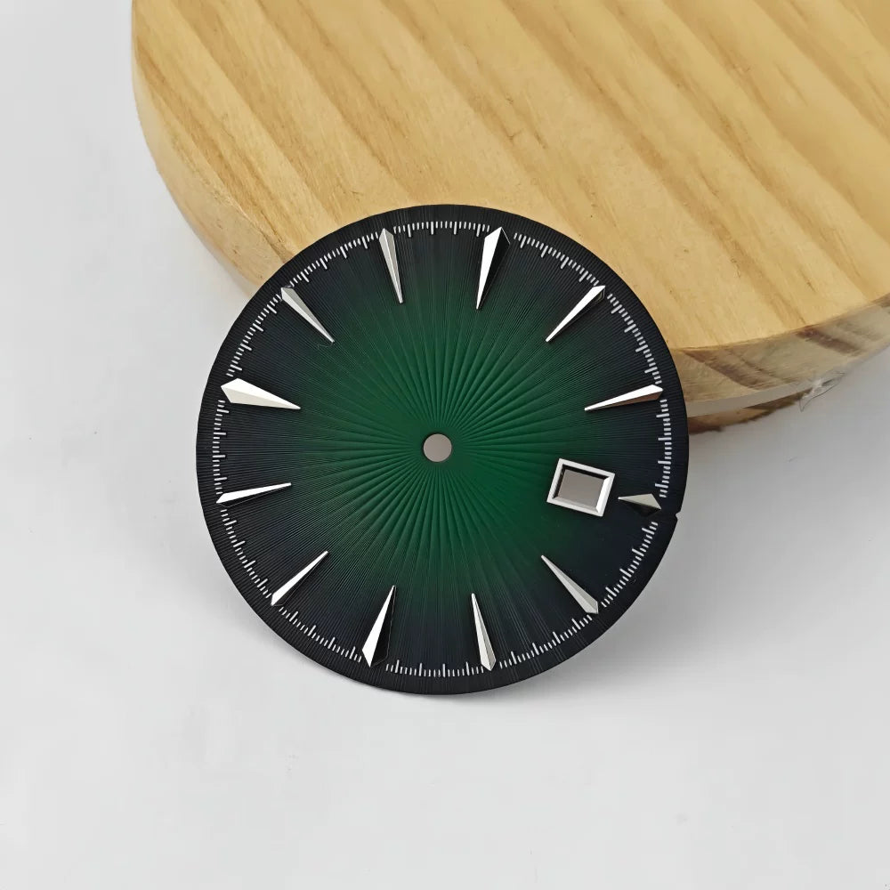 35mm Sterile Cocktail Dial for NH35 vertical pattern texture no lume