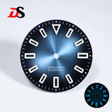 Premium Watch Dial Sunburst No date window 28.5mm hollow marker 60C luminous modification for NH35 / Miyota T9015/ ETA2824 PT5000