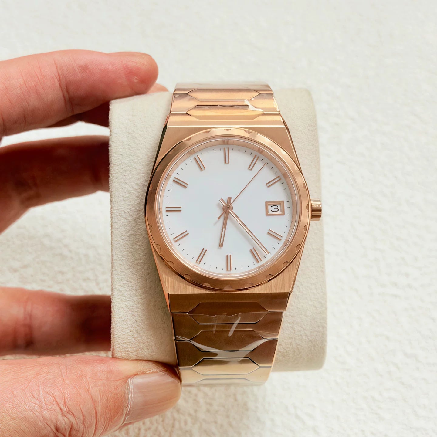 Mod VC222 Watch case 37MM sapphire glass 316L solid stainless steel case 5ATM