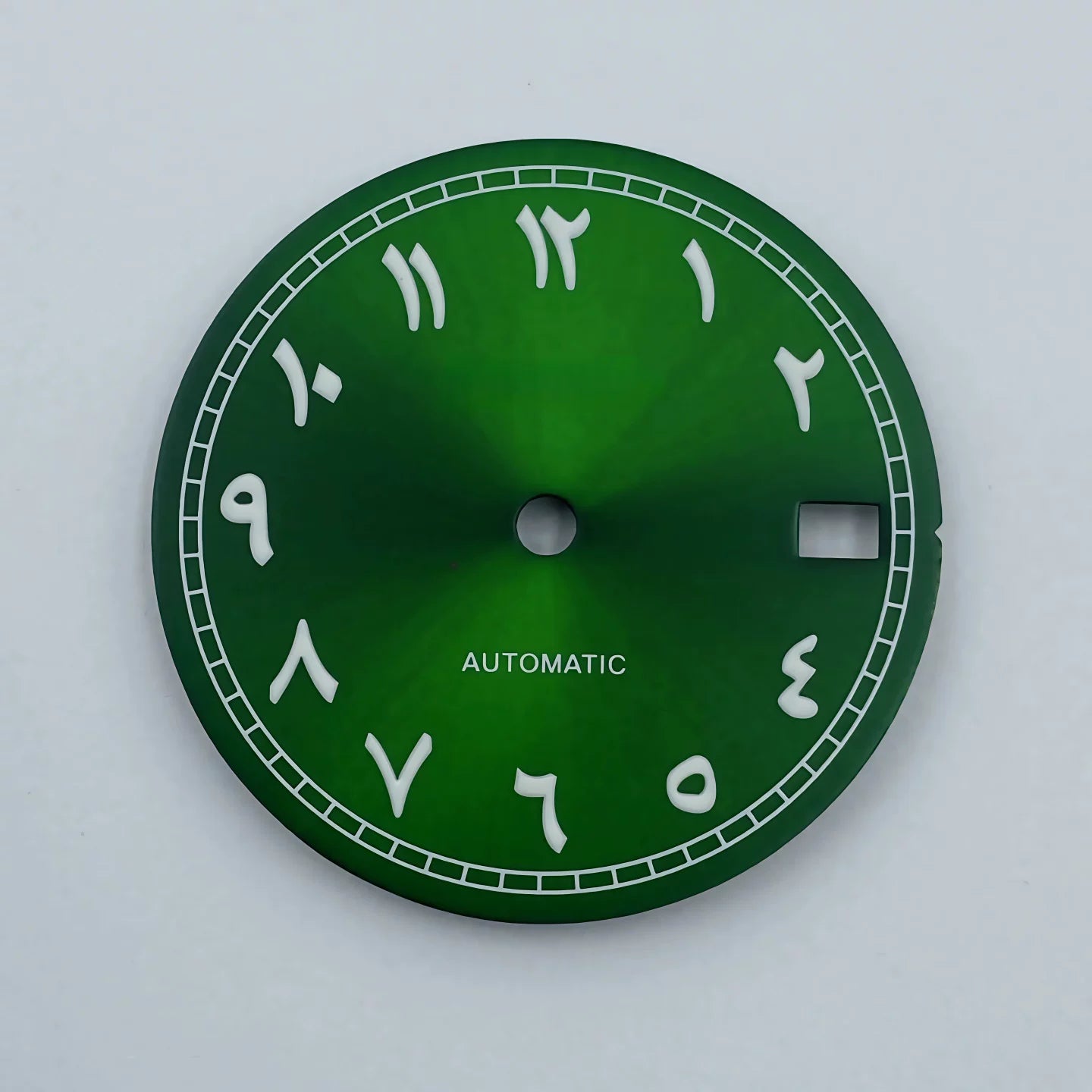 New Middle East Arabic digital dial 28.5MM green luminous watch dial fit NH35/NH36 movement