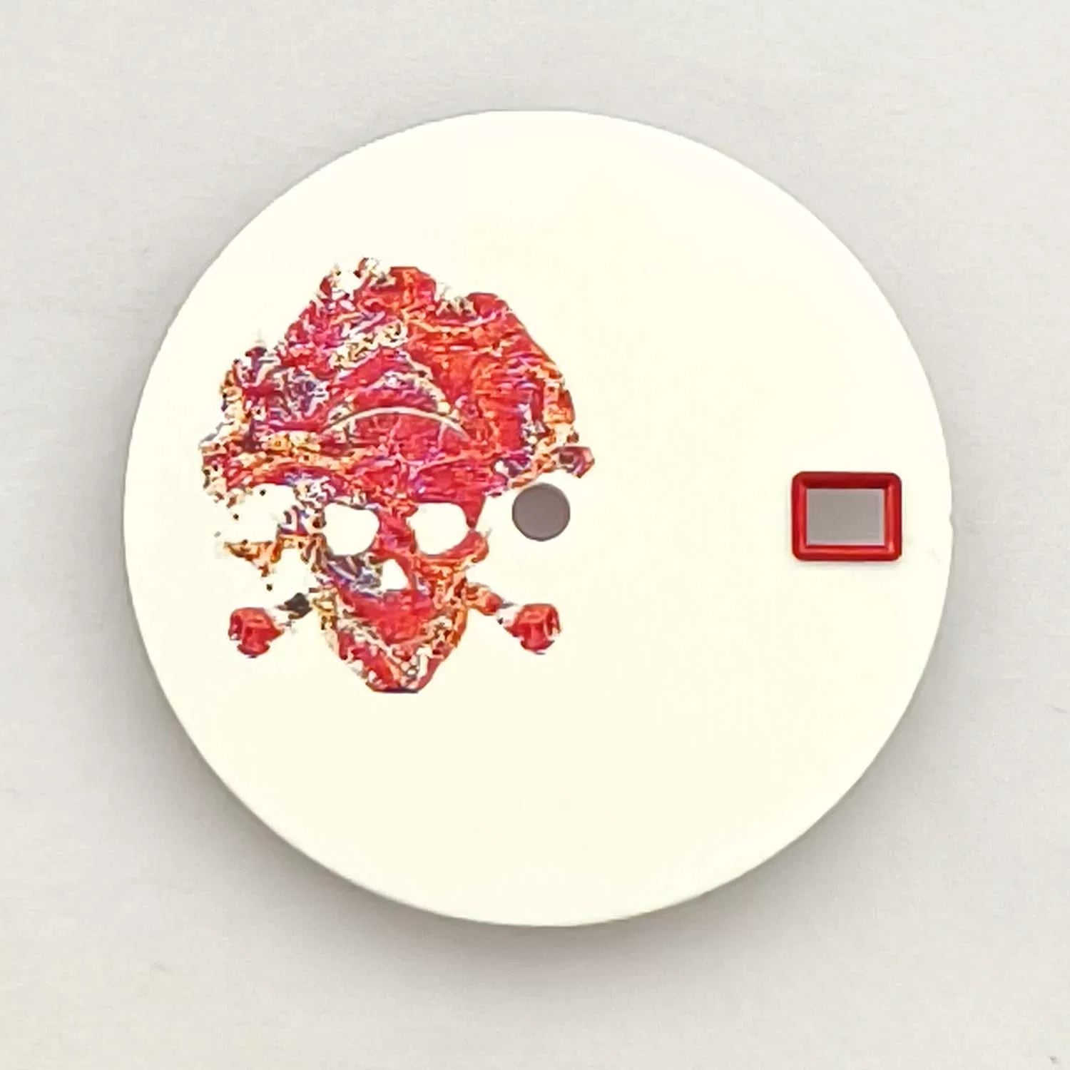 Matte 28.5mm dial No logo skull dial no lume suitable for NH35/36 movement special