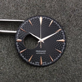 40Mm cocktail watch case 316 stainless steel bubble mirror for NH35/36/NH4R/NH38 movements pilot case glass back