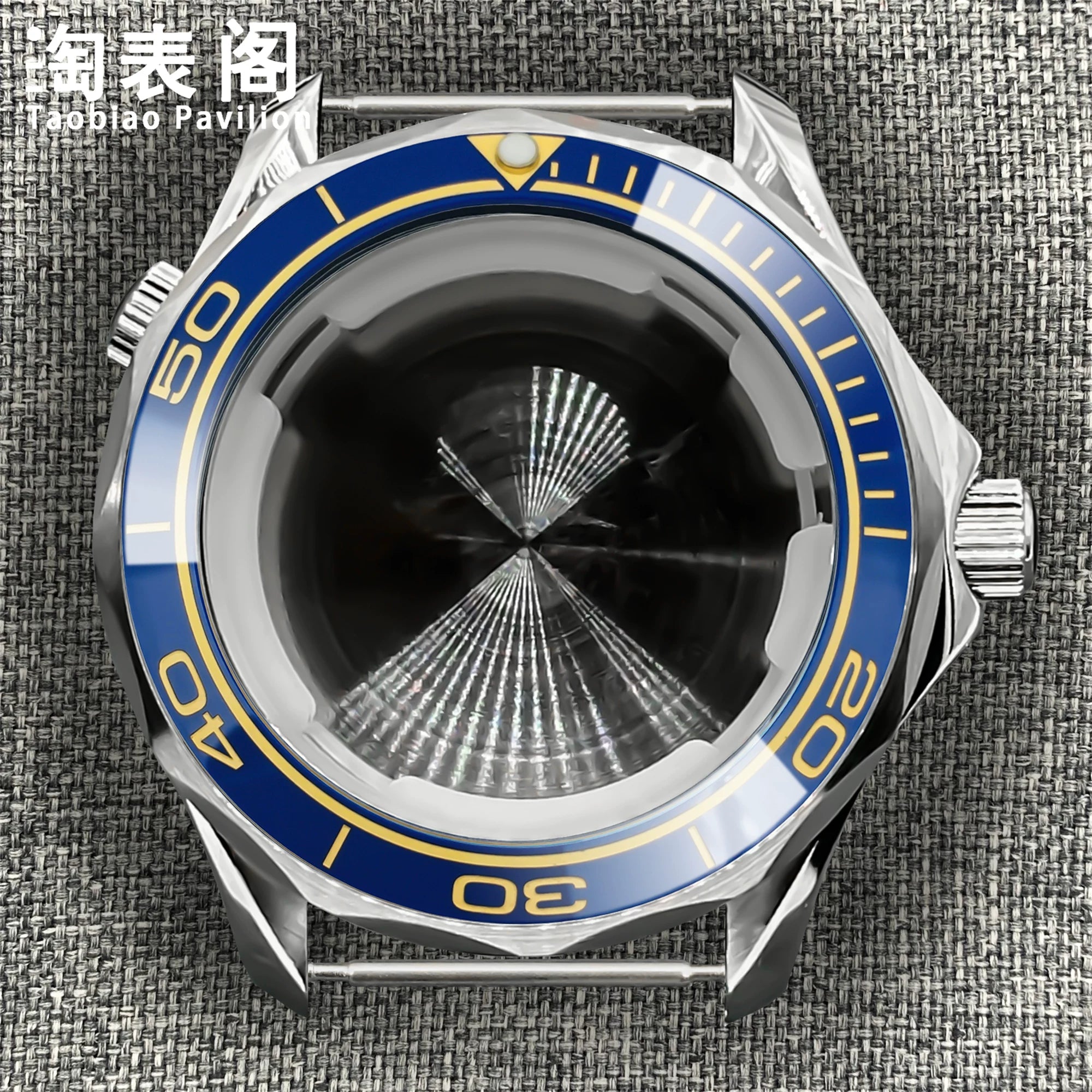 41Mm Seamaster 300 case for NH35/36 ETA2824 PT5000 Miyota 8215 Solid Back 10ATM Sapphire