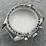 Mineral Crystal Speedmaster Watch Case 40mm Stainless Steel Polished VK63 Movement Domed 5ATM