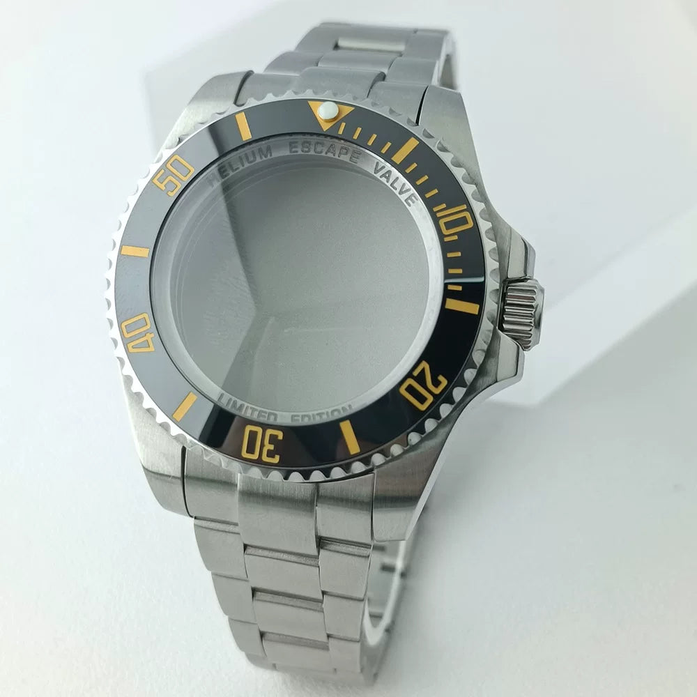 James Cameron Watch Case Ghost King case 43.5MM new modified NH35 NH36 PT5000 ETA2824waterproof sapphire glass 316L suitable for NH35 NH36 mechanical movement
