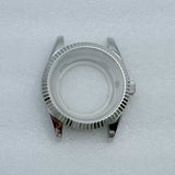 MIyota 8285 watch case Smooth bezel fluted diamond sapphire 316 stainless steel 31mm dial 10ATM