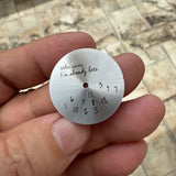 No Date Window 28.5MM watch dial Who Cares I’m Already Late For NH35