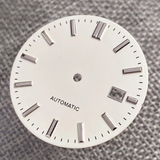 33.5MM gs Cocktail watch dial silver hand set NH35 NH36 nh38 pilot modification accessories