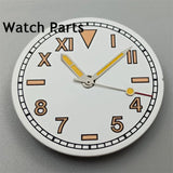 29mm Californian Dial Vintage Roman Number ETA2824 NH35  ST2130 PT MIYOTA Green Lume