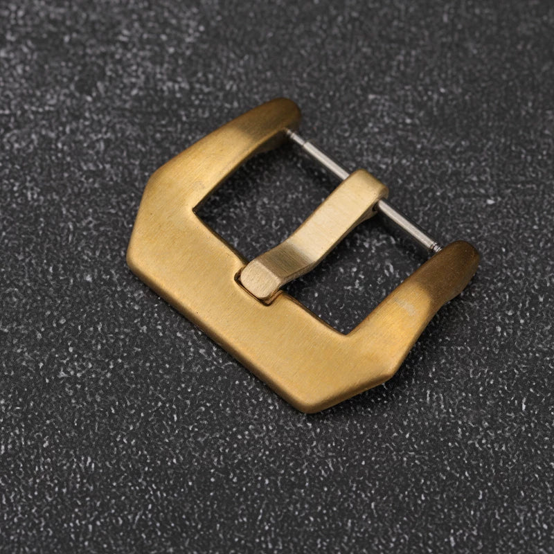 Solid Bronze Buckle 18 20 22 24 26MM Suitable for Pure Copper Manual Oxidable Pure Copper Metal Buckle