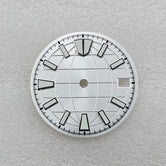 28.5mm Sunburst Aquanaut Dial green luminous for NH35/36 4R36 movement 3,3.8 4.2 position