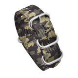 NATO Camouflage Nylon Watch strap Canvas Outdoor Sports Replacement band 20 | 22mm Military