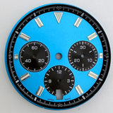 42mm Avenger Watch Case Yellow Wolf for VK63 chronograph high quality luminous beads Sapphire 3 ATM