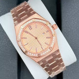 33mm women's Quartz Watch stainless steel case strap for VJ24 movement with dial 25.8mm Sapphire