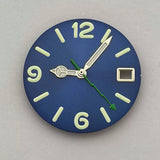 6912 Numerical Dial 28.5mm sunburst / Matte dials with hands fit NH35/36/4R/7S movement