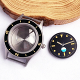 40MM Fifty Fathoms Case For NH35 34 36 etc ETA2824 PT5000 Sterile Ghost Series Sapphire  Accessories Waterproof Accessories