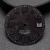 Balck Carbon fiber dial 28.5MM for NH35 / NH34 / miyota 8215 /ETA 2824 PT5000
