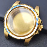 Bidirectional rotating bezel Watch Case 40.5MM Submariner / GMT Yacht sapphire glass two-way rotating  for NH34/NH35/NH36 38