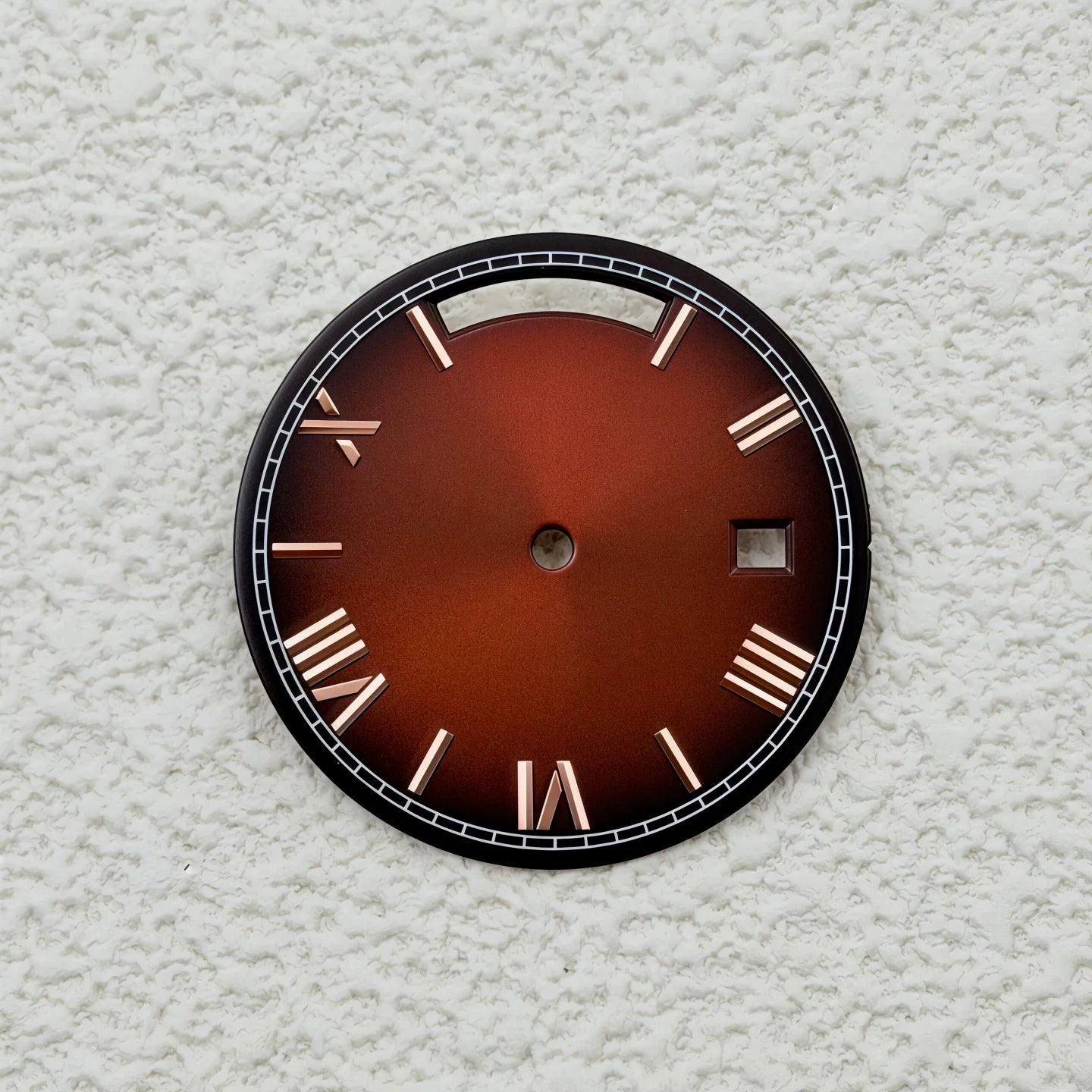 Sterile Miyota 8285 dial Roman Number 31MM Sunburst dial no lume