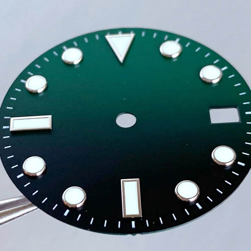 James Cameron Submariner dial Ghost King gradual change dial 28.5mm for NH35 NH36 NH38 4R35 3/3.8 position water ghost literally