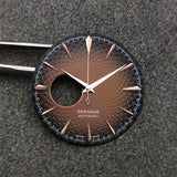 40Mm cocktail watch case 316 stainless steel bubble mirror for NH35/36/NH4R/NH38 movements pilot case glass back