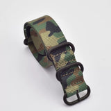 NATO Camouflage Nylon Watch strap Canvas Outdoor Sports Replacement band 20 | 22mm Military