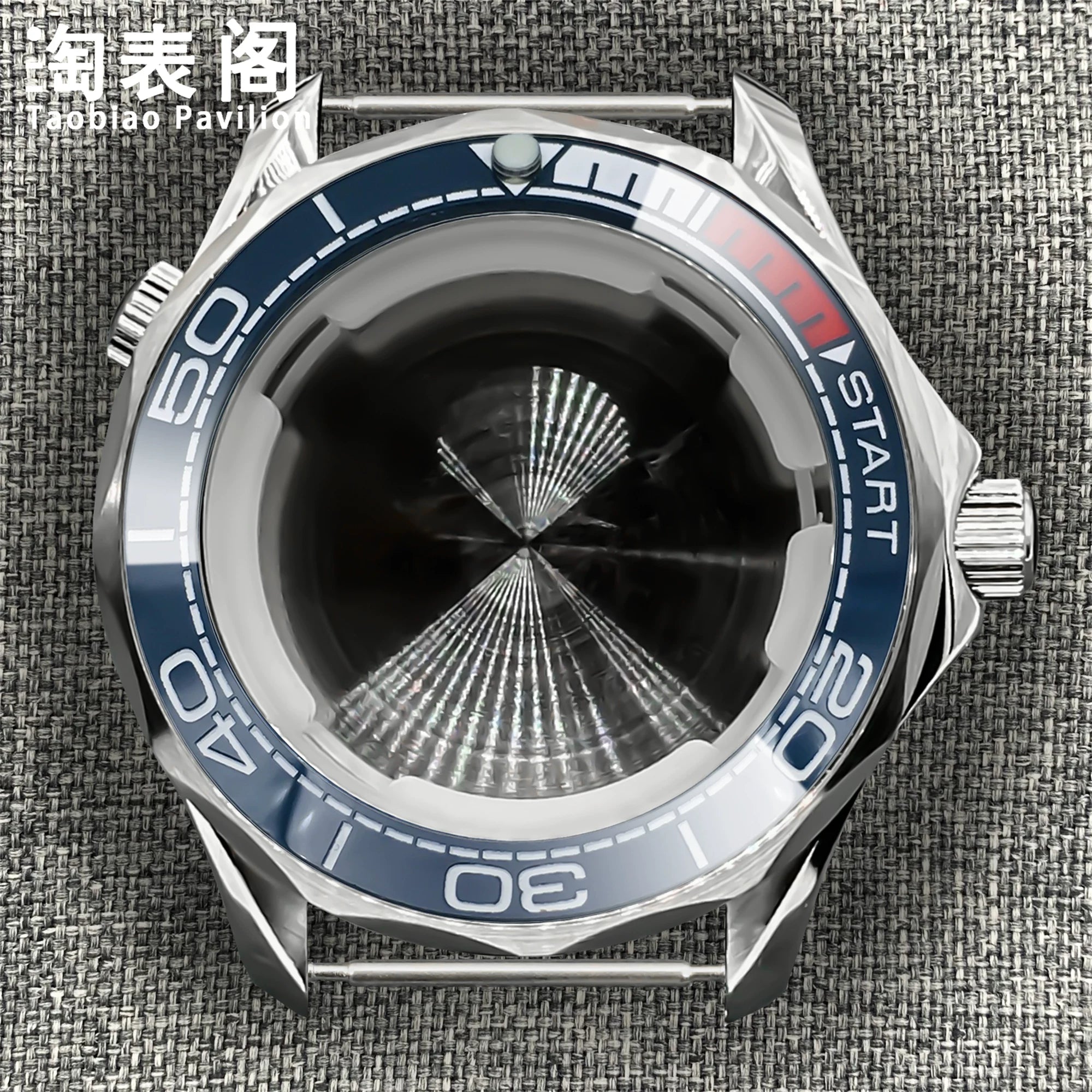 41Mm Seamaster 300 case for NH35/36 ETA2824 PT5000 Miyota 8215 Solid Back 10ATM Sapphire