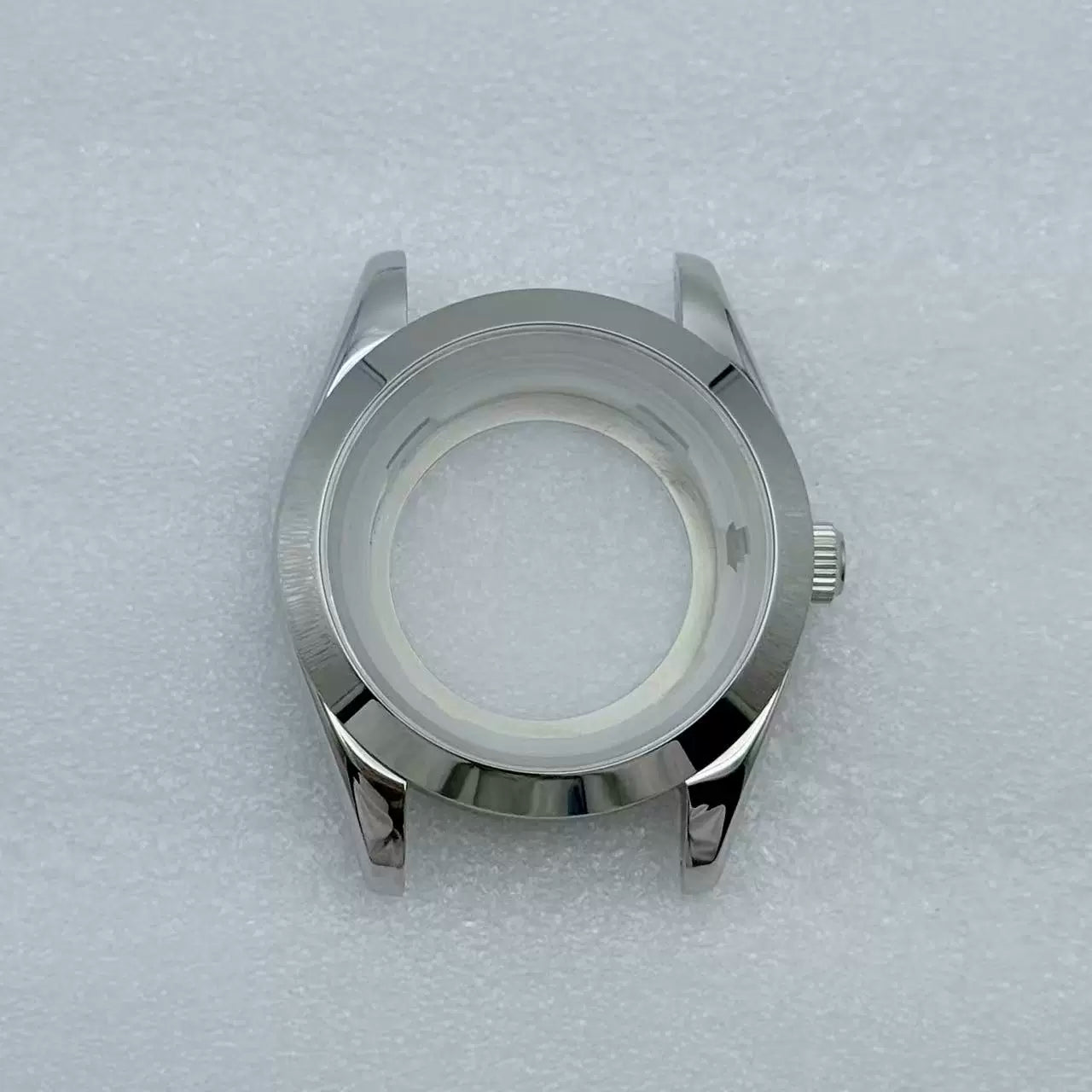MIyota 8285 watch case Smooth bezel fluted diamond sapphire 316 stainless steel 31mm dial 10ATM