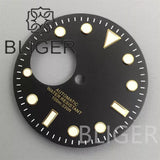 New green luminous NH38 dial 29mm for NH38 automatic movement watch accessories