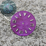 28.5mm MOP Dial For NH35 369 Perpetual Mechanical Watch BGW9 Luminous watch face