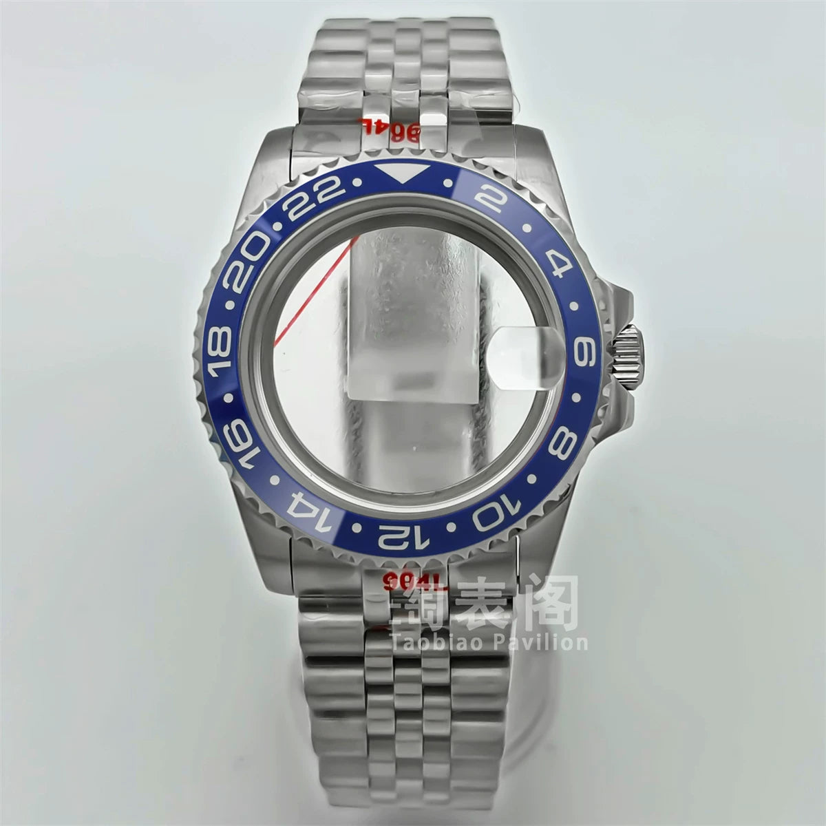 Modified Submariner Case 36mm/38mm GMT Case ceramic bezel sapphire glass for NH35 34 36 38 Etc movement