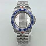 Modified Submariner Case 36mm/38mm GMT Case ceramic bezel sapphire glass for NH35 34 36 38 Etc movement