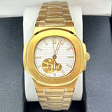 41mm Skeleton Nautilus Watch Miyota 8N24 movement Sapphire 5ATM Dress