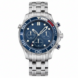 41MM Quartz VK63 Seamaster Chronograph  Sapphire Glass Green Luminous 5ATM