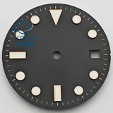 28.5MM Matte Dial dial luminous NH35 NH34 ETA2824 Miyota8215 ST2130 sub style