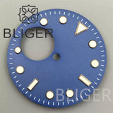 New green luminous NH38 dial 29mm for NH38 automatic movement watch accessories