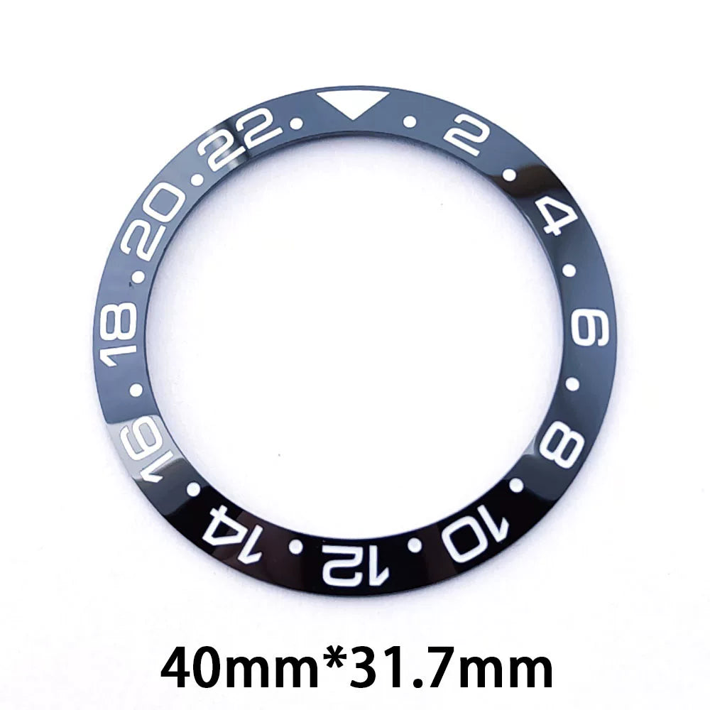 Slope Bezel Insert For 43mm Deep Sea James Cameron Watch Case Ghost King ceramic 40MM * 31.7MM