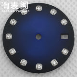 20.5Mm Ladies Watch Dial Diamond Index for NH05A NH06A Movement Modified Accessories