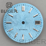 29Mm Dial modified GS mixed texture cherry blossom powder for NH35 movement